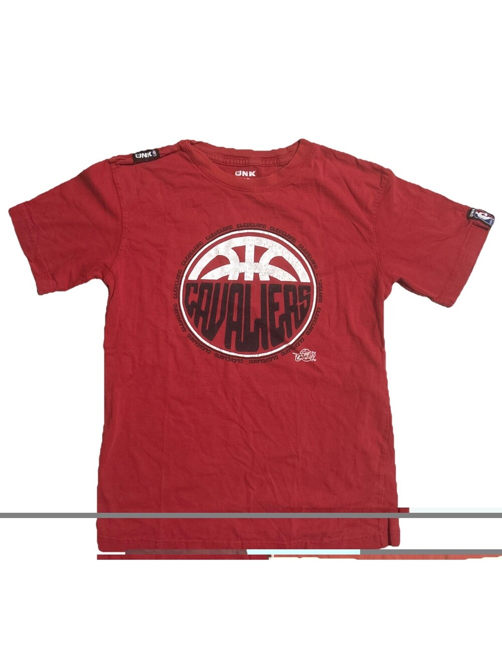 UNK NBA Basketball CLEVELAND CAVALIERS Graphic Red T-Shirt Boys Size Large